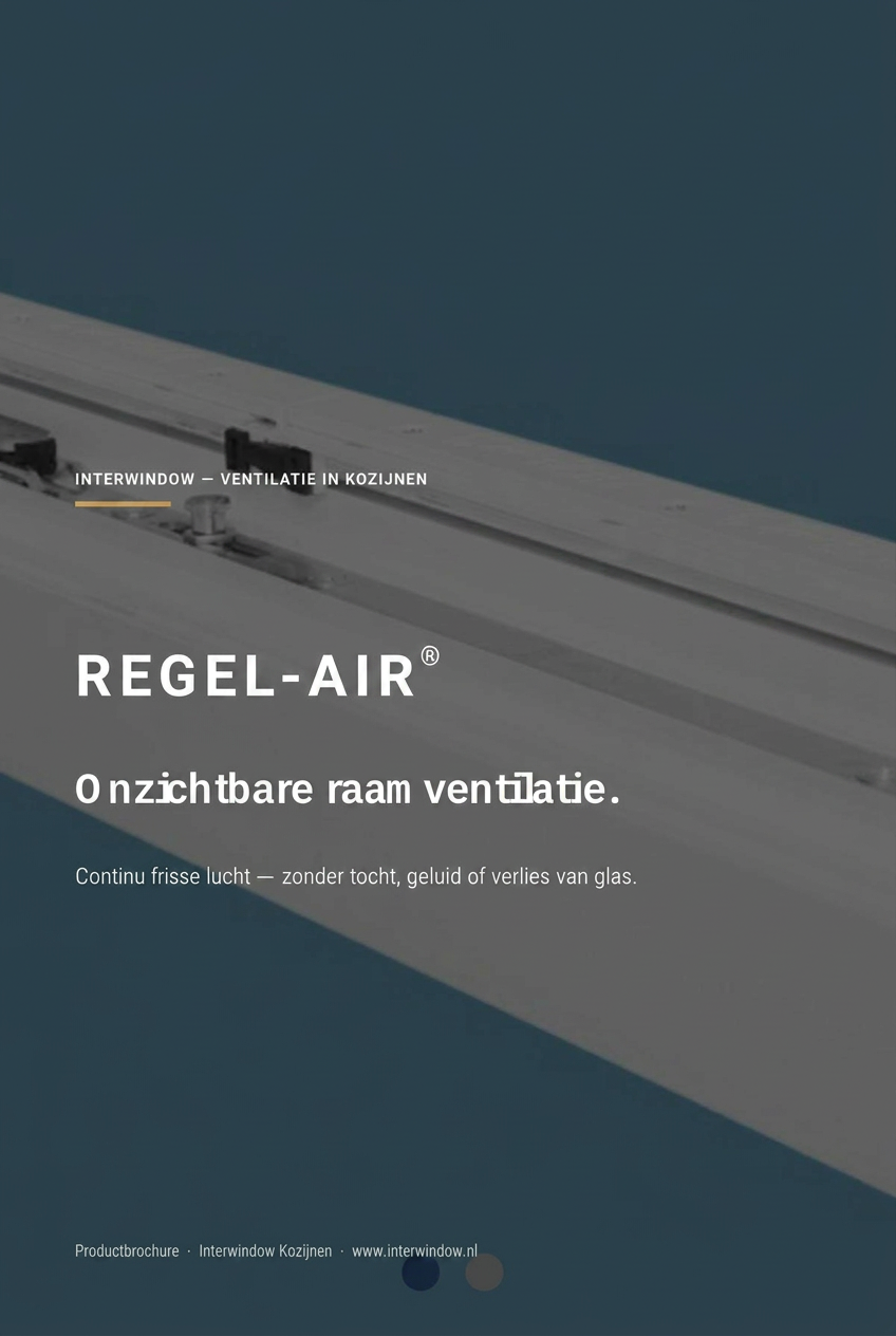 Cover van de Regel-air® productbrochure