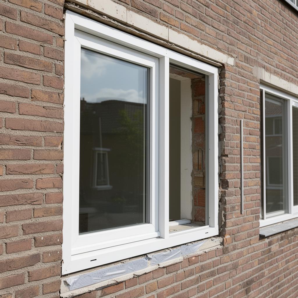 Renovatiekozijn in bestaande gevelopening — minimale gevelschade en snelle plaatsing