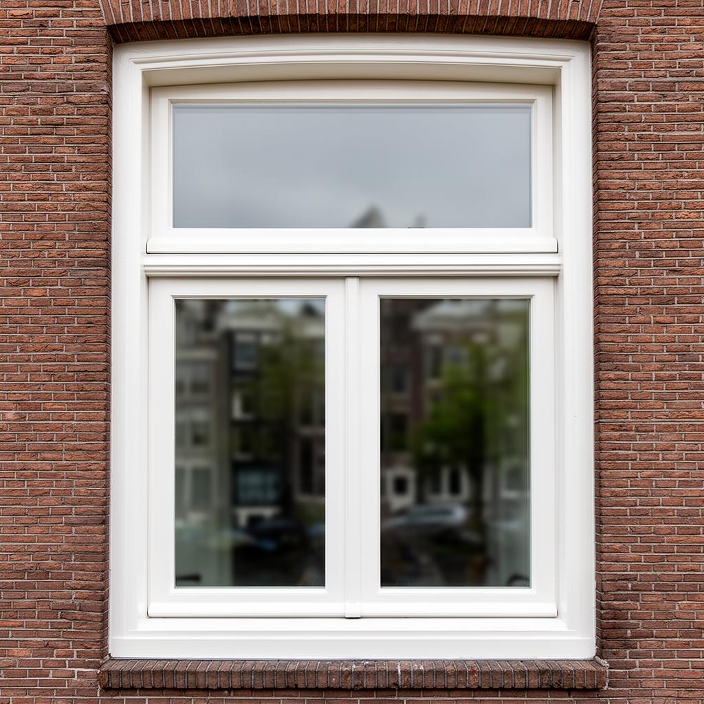 Stolpraam met bovenlicht — symmetrische klassieke uitstraling in grachtenpand